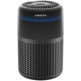 AIRROMI HEPA Air Purifier for Bedroom&Home,Pet Air Purifier for Home Pets,Removes Pet Odor,Cat Litter Smell,Dust,Smoke&Allergies,Quiet Room Air Purifier with Scents,360°Air Cleaner,A2005 Black