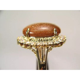 DOLPHIN ORE SZ'S 5,6,7,8,9 GOLDSTONE RING  *Special* VINTAGE  SEMI-PRECIOUS GEMSTONE DA808GS