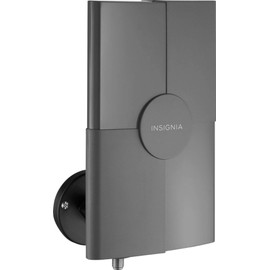 Insignia NS-ANT20DA Compact Outdoor Amplified TV Antenna - Gray