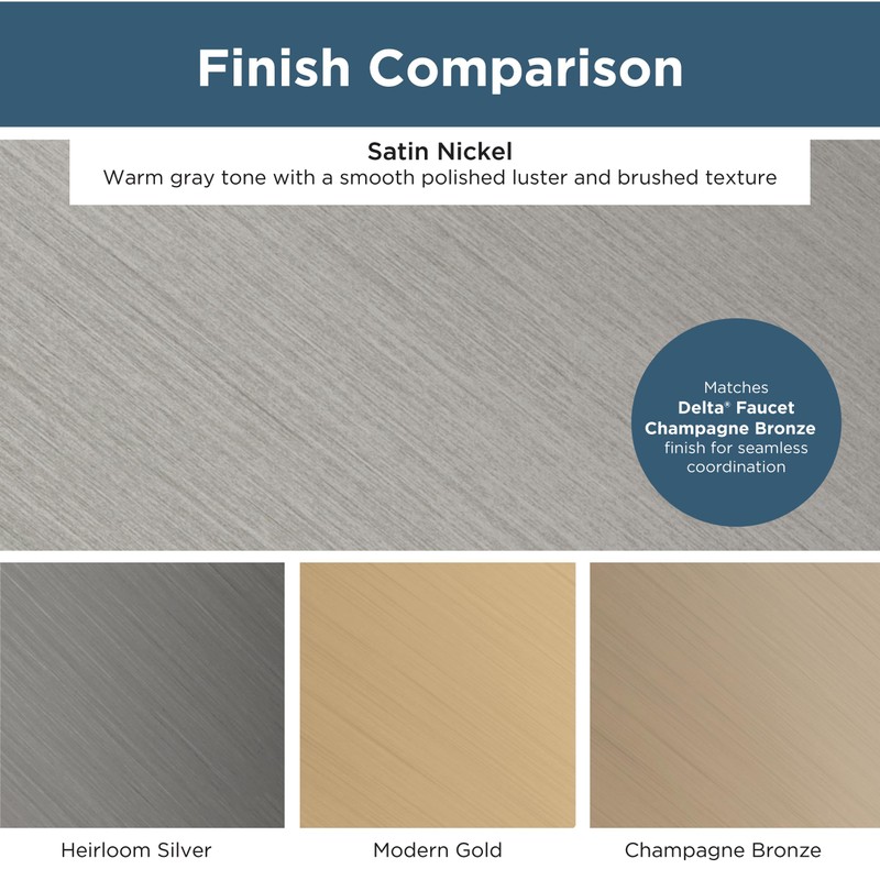 Franklin Brass Round (1-Pack) Cabinet Knobs | Satin Nickel Handles