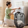 Upgraded pop-up laundry basket, with a foldable design. The handle