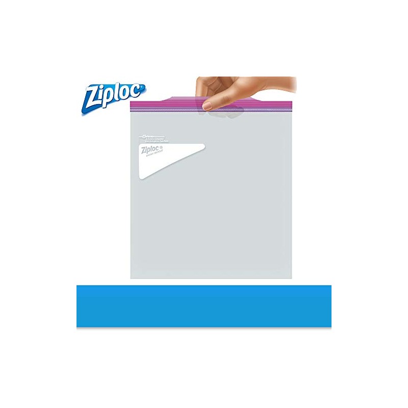Ziploc Bolsas Herméticas para Guardar, 20 Bolsas