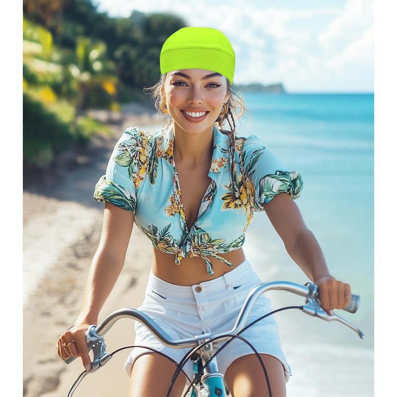 Sweat Wicking Do Rags Skull Caps, Cooling Hip Hop Hat,