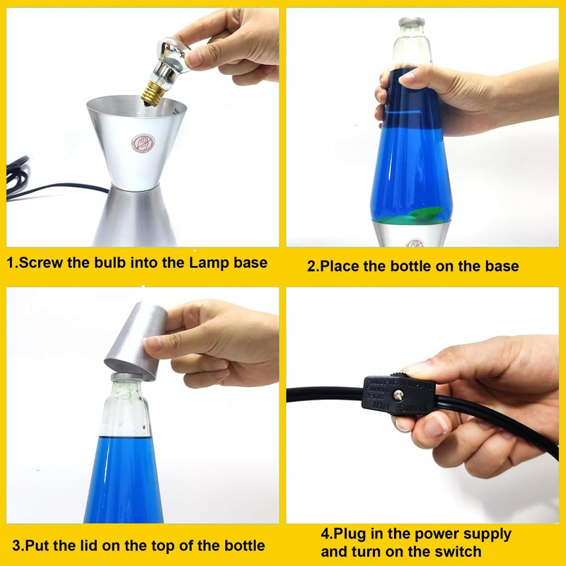 Lava Lamp Bulb 4 Pack 30W E17 R39 Reflector Type