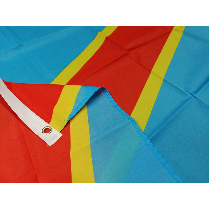 NWFlags Democratic Republic of Congo (Kinshasa/Zaire) Flag 5ft x 3ft