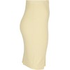 Urban Classics Women's Rib Knit Skirt, Soft yellow