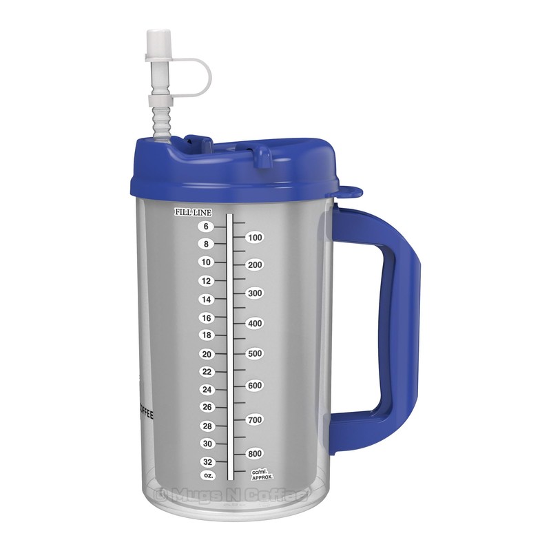 32 oz Double Wall Insulated Hospital Mug - Cold Drink
