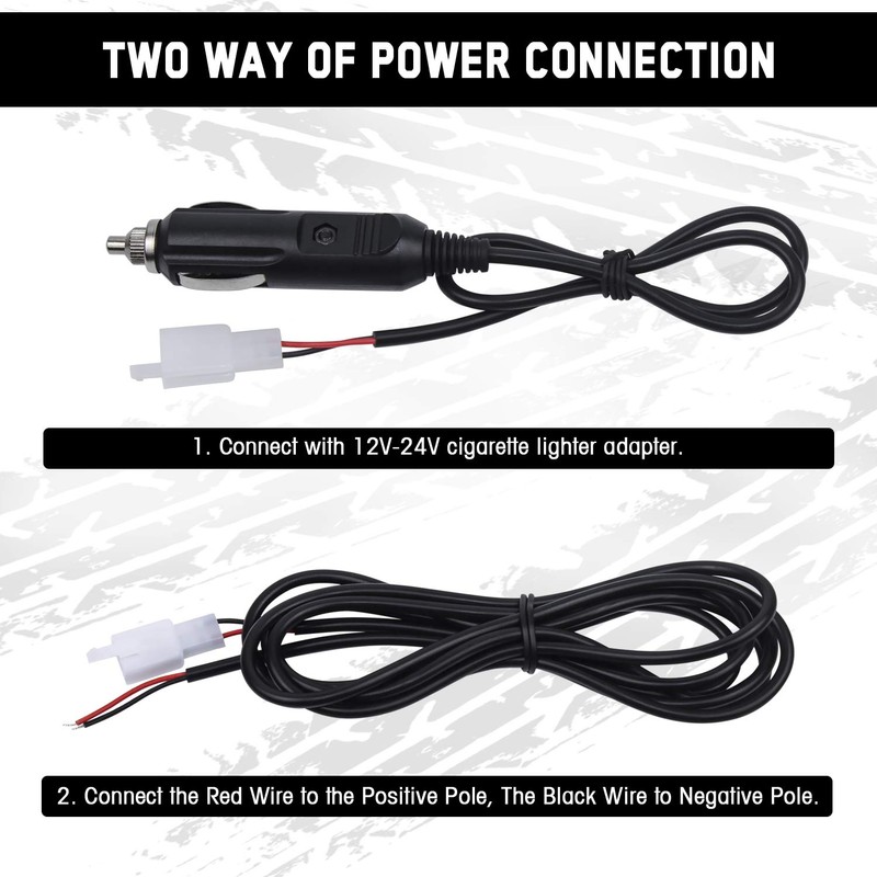 LINKITOM 4pcs Ultra Slim Sync Feature 24-LED Car Truck Surface