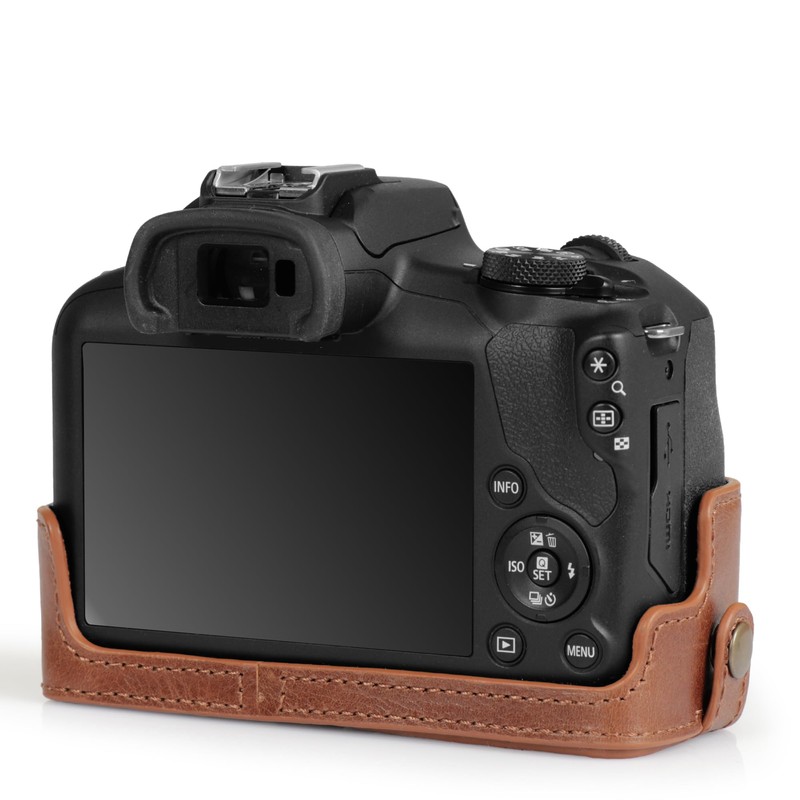 MegaGear Ever Ready Genuine Leather Half Camera Case Compatible with