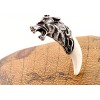 Fashion Jewelry Large WOLF HEAD 3D SOLID TOOTH FANG Pendant