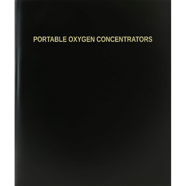 BookFactory Portable Oxygen Concentrators Log Book/Journal/Logbook - 120 Page, 8.5"x11",