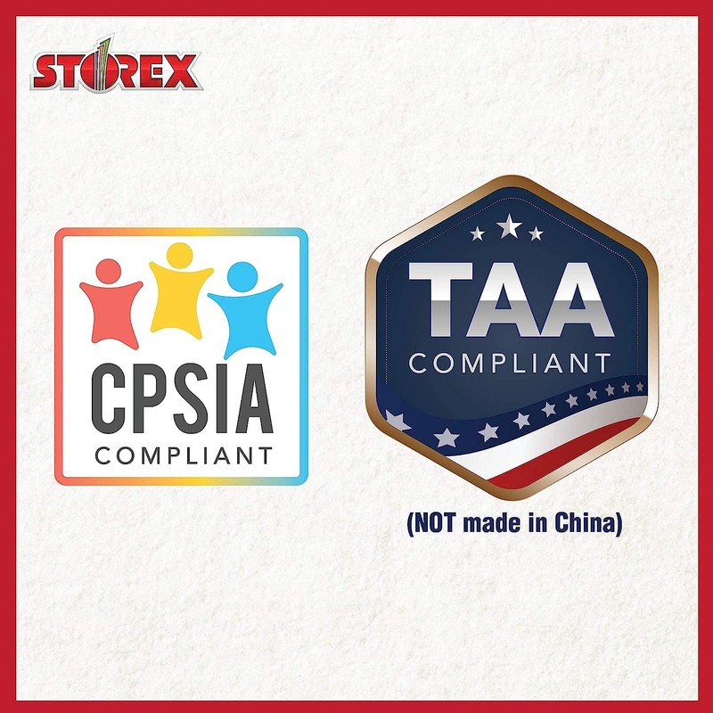 Storex Small Cubby Bins – Plastic Storage Containers for Classroom