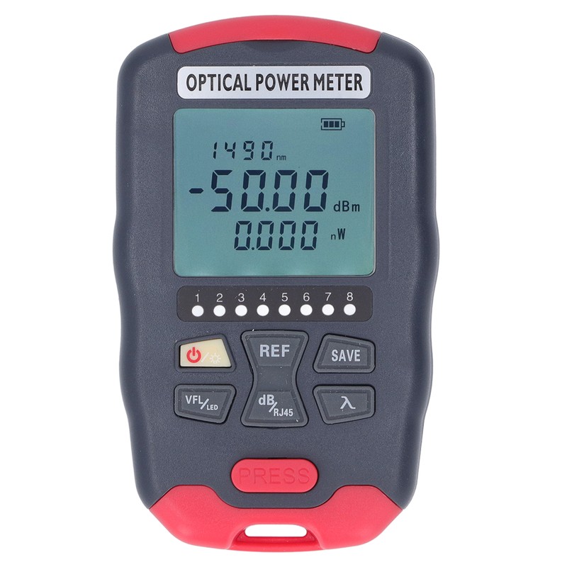 20KM Fiber Optic Power Meter Red Light VFL Visual Fault