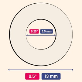 4000 Pieces - Clear Hole Punch Reinforcement Stickers, Paper Binder Protector Labels for Hole-Punched Pages