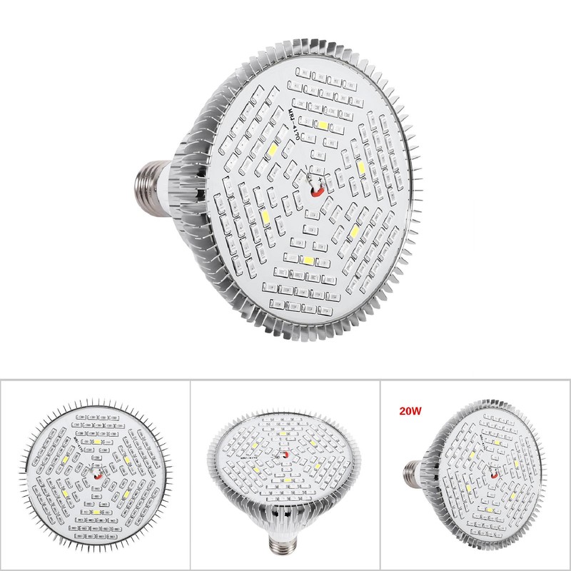 1pc 80W Full Spectrum E27 LED Plant Grow Lamps Horticulture