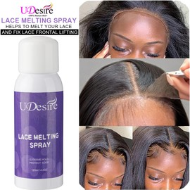 UDesire Lace Glue,1.3 Ounce, Waterproof, Extreme Hold, Invisible Bonding for Wigs & Hair Systems, Includes 2 Elastic Bands (lace Melting Spray/Lace Glue Remover/2 Wig Bands)