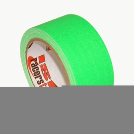 ISC Racers Tape NEON DULL-FINISH/GRN210 ISC Neon Dull-Finish Racer's Tape: 2" x 30 ft., Fluorescent green