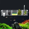 DYNAMI 5 Grids Acrylic Fish Tank Filter Box,External Aquarium Water