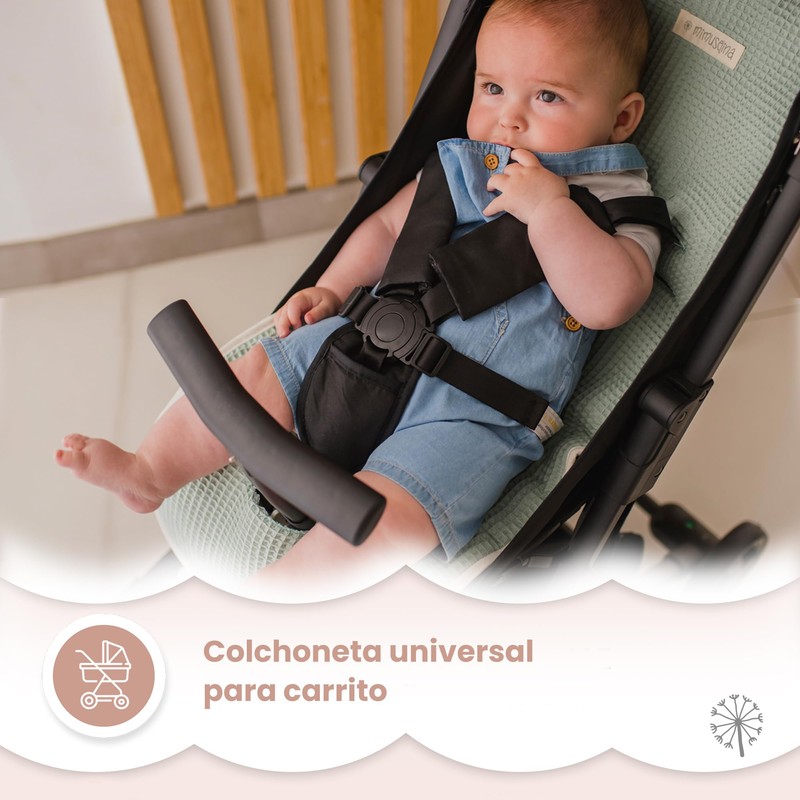 MIMUSELINA Universal Pushchair Seat Cover Perfect Universal Pram Cover Cotton