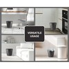 Zuvo Plastic Paper Bin 8L - Shatter-Proof Waste Basket for