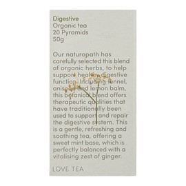 Love Tea Digestive Pyramid Tea Bags, 20 Tea Bags