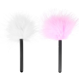 2pcs Fluff Puff Loose Powder Sponge Cosmetic Powder Brush Loose Powder Brush Mini Duster Translucent Powder Brush Makeup Blush Brush Powder Puff Chicken Appliance