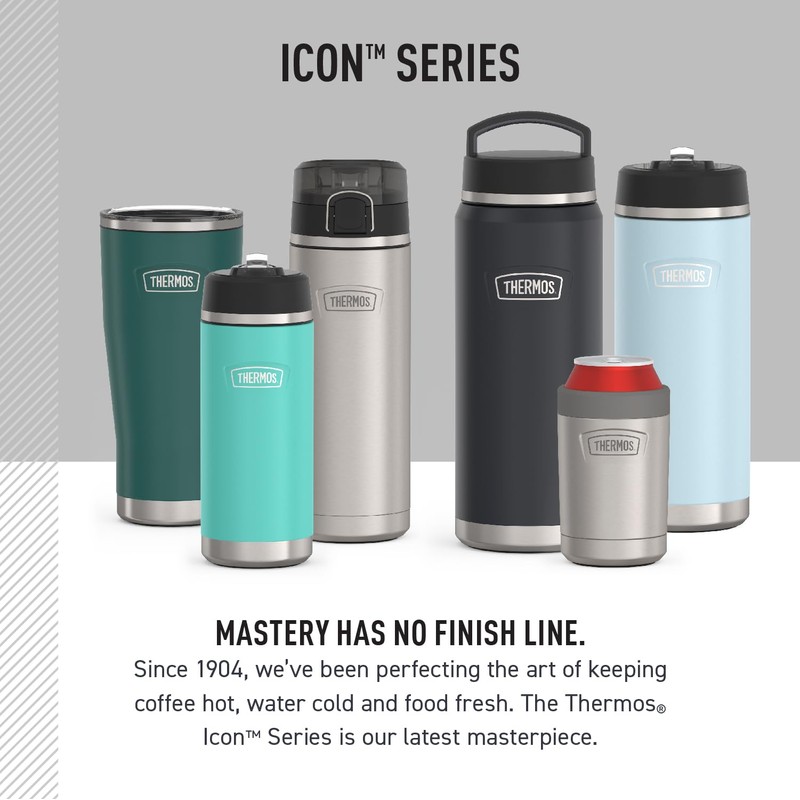 THERMOS ICON SERIES Stainless Steel Water Bottle with Spout -