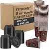 Tsyware 600 Pack of Disposable Hot Paper Coffee Cups with