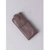 Real Leather Glasses Case in Brown genuine leather spectacle pouch
