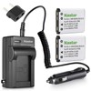 Kastar Battery X2 & Charger for Cas NP-80 EX-Z88 EX-Z115