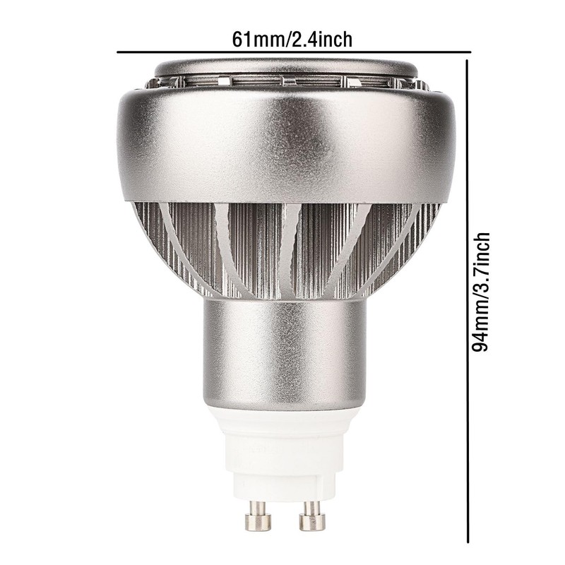 YONGJIA GX10 led Spotlight 12w 1200LM Instead of 20W Metal