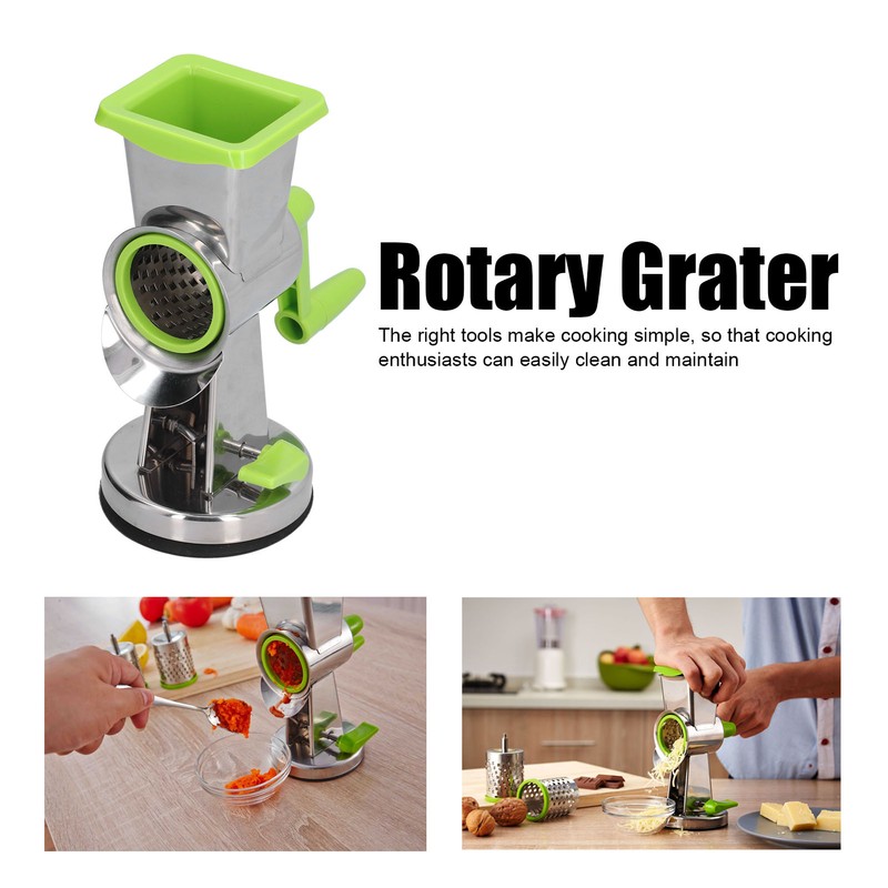 Hand Drum Rotary Grater Fashionable Compact Beautiful Durable Easy to
