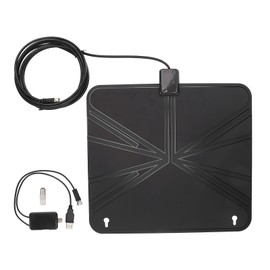 Digital TV Film Antenna 1080P 4K Ultra Thin 100Miles Indoor HD TV Aerial with Signal Amplifier for NextGen TV