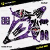Factory EFX Purple Savage Racing Camo Graphics kit fits Sur-Ron