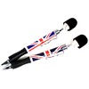 Soldier Head Pens - Set of 2 Union Jack Metal