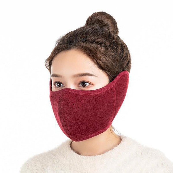 TecHong Unisex Winter Warm Mask with Ear Cover - 360