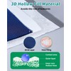 Anti-slip Wheelchair Cushion with Pommel Wedge and Seat Belt for