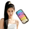 VIPMOFAN 子供用マカロンカラーヘアゴム 10本セット 高弾力 跡がつきにくい 滑り止め ヘアアクセサリー (6# キャンディー色系（10 本/箱）)6#