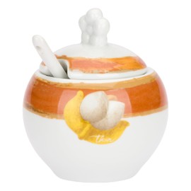 THUN - Zuccheriera con cucchiaino, Collezione Tulipani10,25 x 9,60H 370 cc