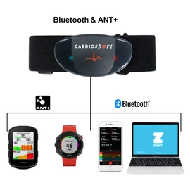 Cardiosport TP5D Heart Rate Monitor Dual Bluetooth & ANT+ with Super Soft Chest Strap