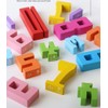 SUYUKU Wooden Number Building Blocks Wooden Number Blocks Toy for