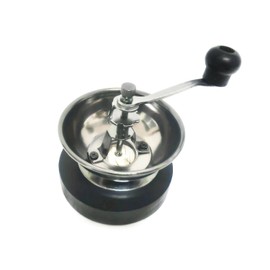 Lehman's Manual Coffee Grinder with Mason Jar Grounds Storage, Comfortable Grip Quiet Smooth Non-Electric Hand Crank, Standard Grind