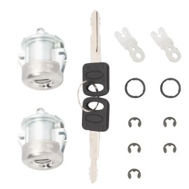 Aurolynne Door Lock Cylinder with Key Fits for F150 F250 F350 F450 F550 Super Duty Rang...