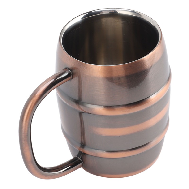 Stainless Steel Beer Mug Double Layer Insulation Multipurpose Safe Ergonomic