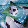 Wowelife Soccer Bedding Set Full Size, 5 Pieces Soccer Comforter