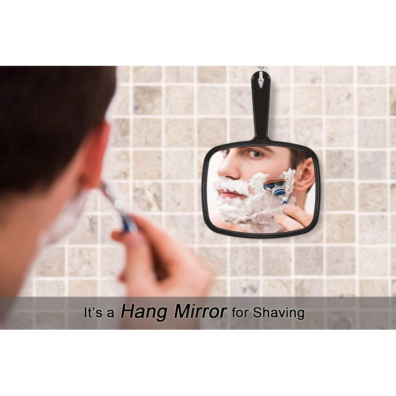 PROTECLE Hand Mirror, 10.3" L x 7.4" W Salon Barber