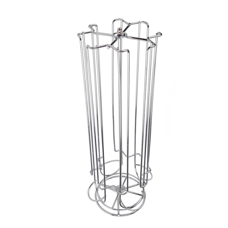 Coffee Pod Holder Tower Stand Rack Revolving Rotating 28 Capsules