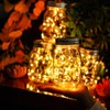 yeuago 12 Pack Solar Mason Jar Lid Lights - 30