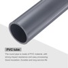 sourcing map PVC Rigid Tube Round Pipe Tubing Hardware Tubing