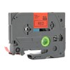 5 Pcs Label Maker Tape Black On Red 12mm 0.47